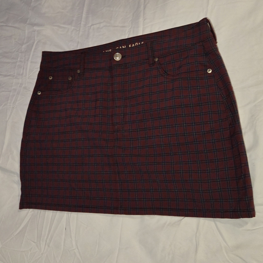 American Eagle Outfitters Red Mini Skirt Casual